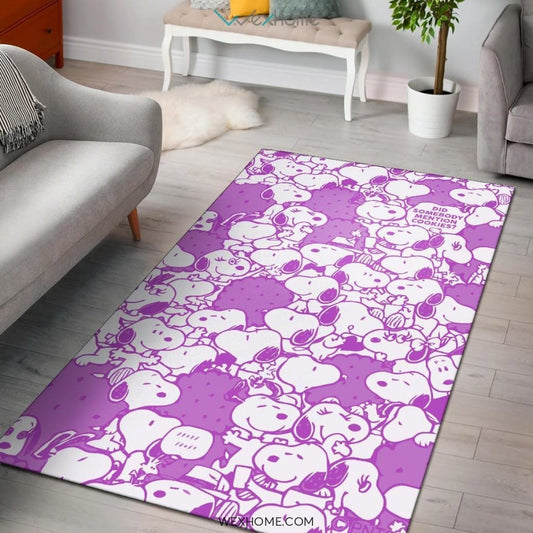 Purple Snoopy - Rug
