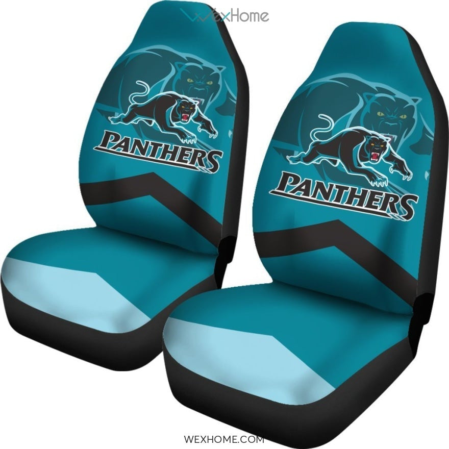 2pcs Panthers Car Seat Cover