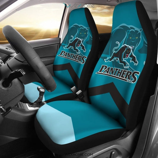 2pcs Panthers Car Seat Cover