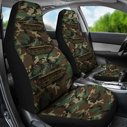 2pcs Camo Car Seat Cover