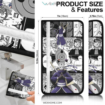 Naruto Anime Seat Belt Covers | Obito Uchiha Tobi Mask Men Moments Mix Comic Belt Covers