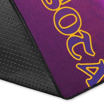 Minnesota Vikings American Football Team Area Rug Giant Viking Holding Rugby Running Pink Purple Rugs Home Decor