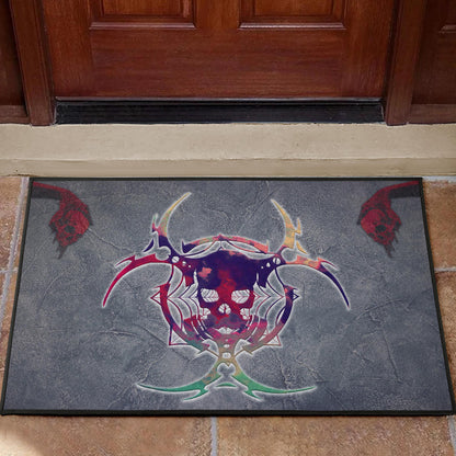 Skull Door Mat - Demon Death Skull Skeleton Sign Door Mat