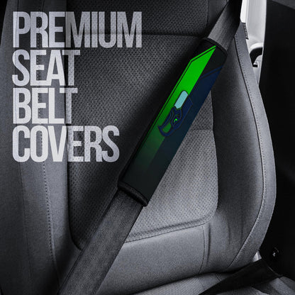 American Football Team Seat Belt Covers - Seattle Seahawks Fast And Furious Incredible Lines Belt Covers