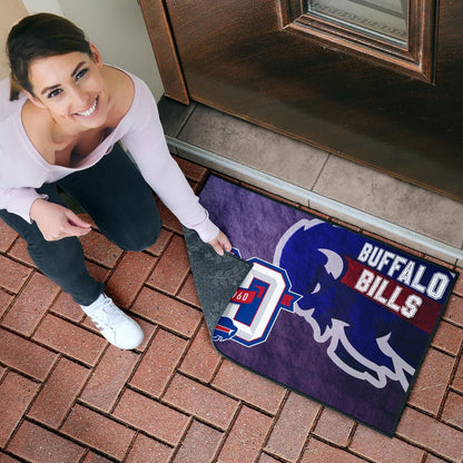 Buffalo Bills American Football Team Door Mat Blue Strongest Buffalo Fighting Est 1960 Text Door Mat Home Decor