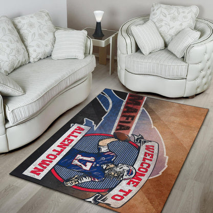 Buffalo Bills American Football Team Area Rug Welcome To Allentown Player 17 Mafia  Rugs Home Decor