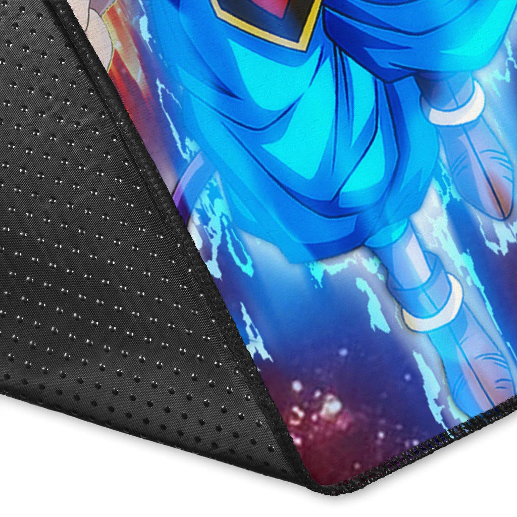 Dragon Ball Anime Area Rug - DB Super Saiyan Powerful Burst Limit Rugs Home Decor