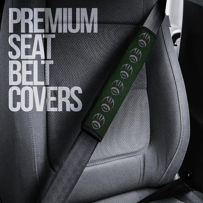 American Football Team Seat Belt Covers - Seattle Seahawks Rugby Balls Patterns In Column Belt Covers