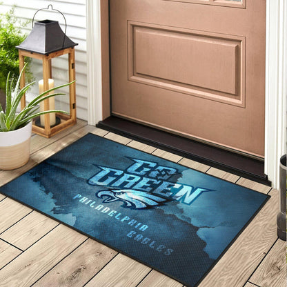 Philadelphia Eagles American Football Team Door Mat Eagle Head Go Green On Territory Map Door Mat Home Decor
