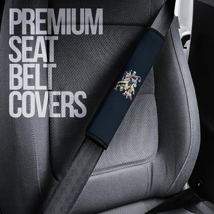 Attack On Titan Anime Seat Belt Covers - Titan Transformers Wings Of Freedom Symbol Belt Covers