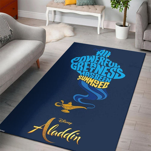 Disney Movies Rectangle Rug | Aladdin Disney Living Room Cartoon Floor Carpet
