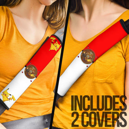 Pokemon Anime Seat Belt Covers Dancing Pikachu Lying On Chair In Small Room Belt Covers