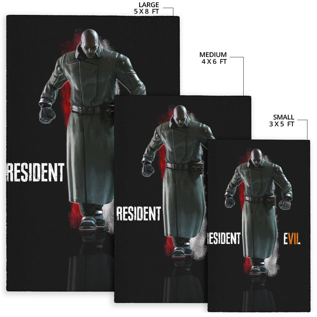 Resident Evil Game Area Rug - Evil Tyrant 3D Artwork Rugs Home Decor