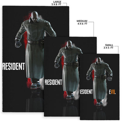 Resident Evil Game Area Rug - Evil Tyrant 3D Artwork Rugs Home Decor