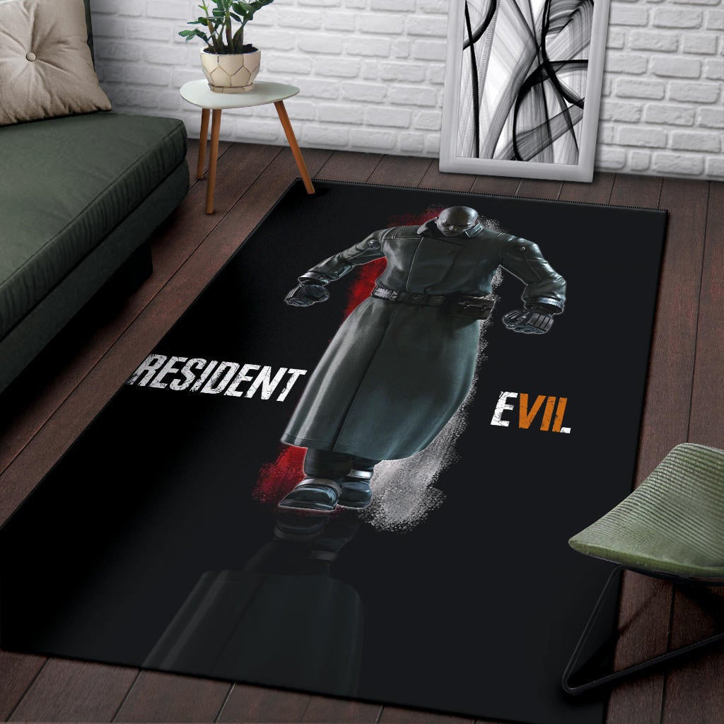 Resident Evil Game Area Rug - Evil Tyrant 3D Artwork Rugs Home Decor