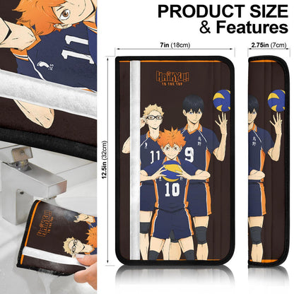 Haikyuu Anime Seat Belt Covers - Player 9 10 11 Hinata Tobio Tsukishima To The Top Belt Covers