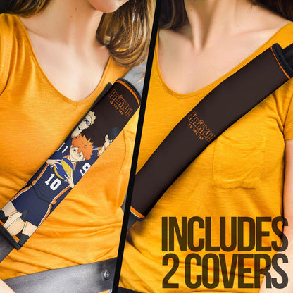 Haikyuu Anime Seat Belt Covers - Player 9 10 11 Hinata Tobio Tsukishima To The Top Belt Covers