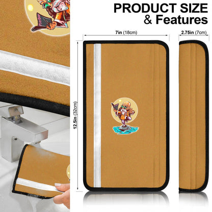 Dragon Ball Anime Seat Belt Covers - DB Masters Across The Road Roshi Say Hi Belt Covers