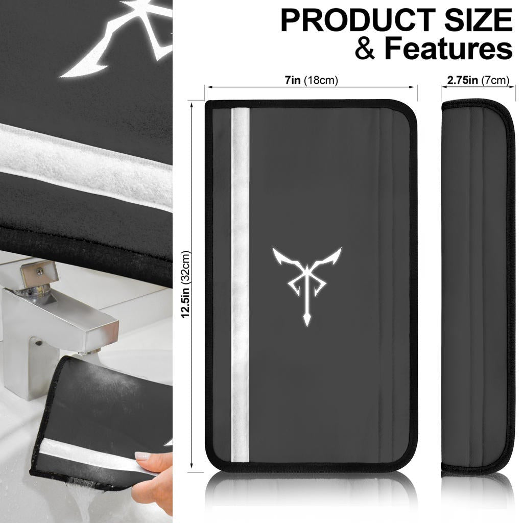 Resident Evil Game Seat Belt Covers - Los Illuminados Shining Symbol Degeneration Belt Covers