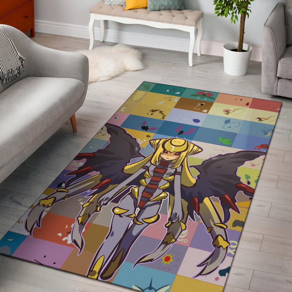 Pokemon Anime Area Rug - Pokemon Girl Legendary Giratina Rugs Home Decor