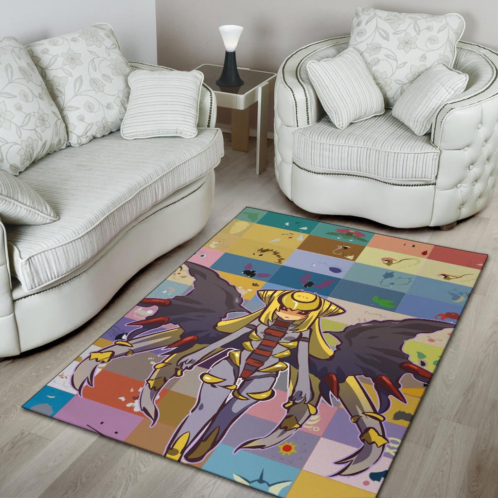 Pokemon Anime Area Rug - Pokemon Girl Legendary Giratina Rugs Home Decor