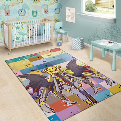 Pokemon Anime Area Rug - Pokemon Girl Legendary Giratina Rugs Home Decor