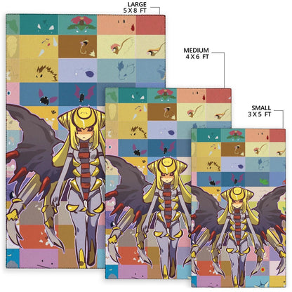 Pokemon Anime Area Rug - Pokemon Girl Legendary Giratina Rugs Home Decor