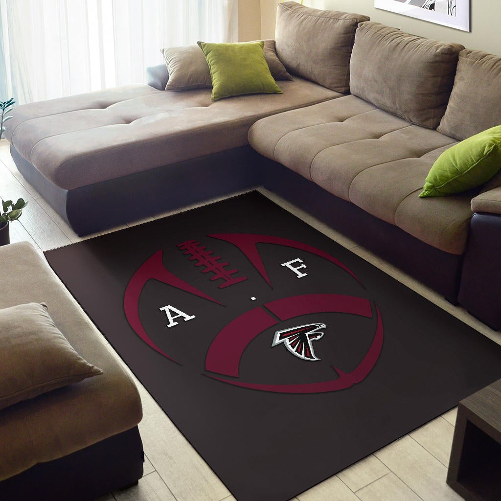American Football Team Area Rug - Atlanta Falcons A.F Minimalist Rugby Rugs Home Decor