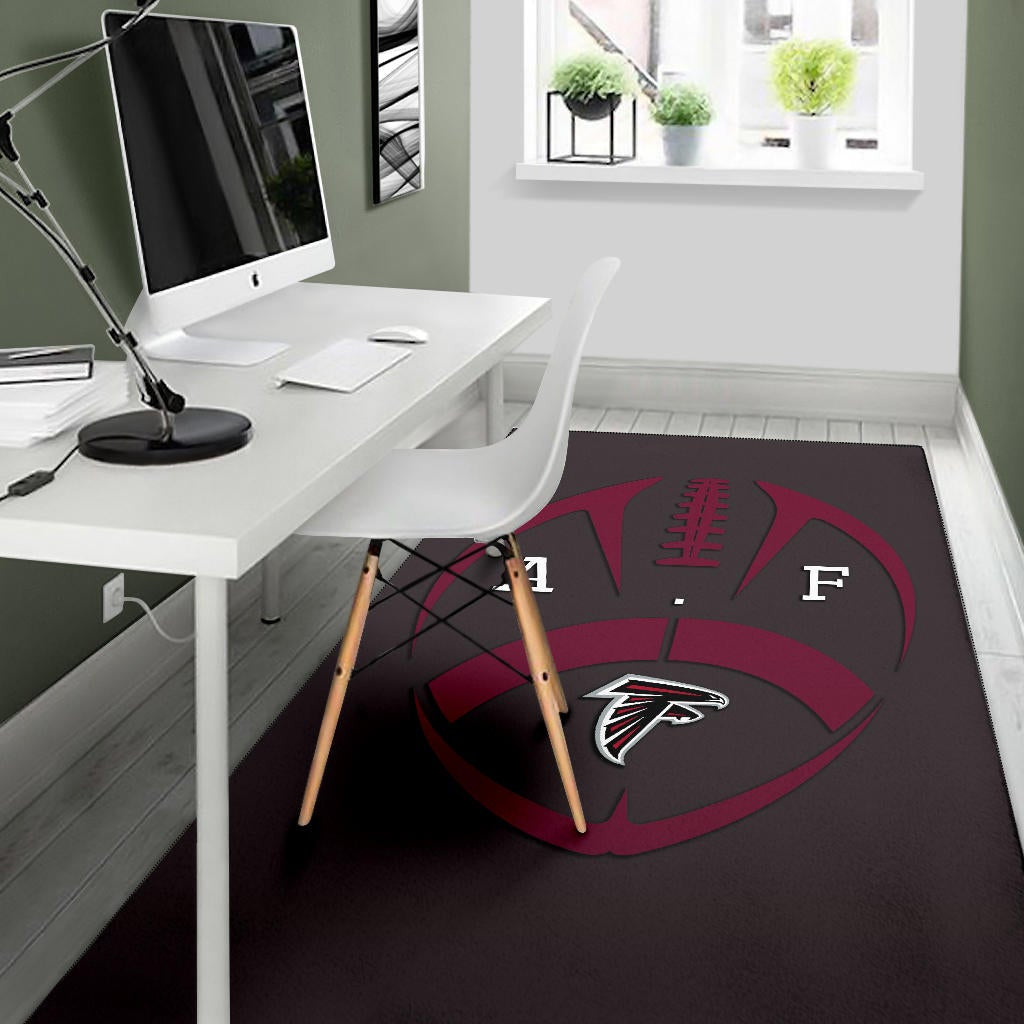 American Football Team Area Rug - Atlanta Falcons A.F Minimalist Rugby Rugs Home Decor