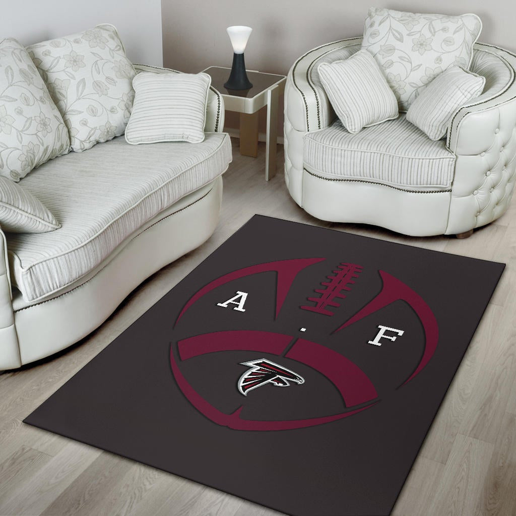 American Football Team Area Rug - Atlanta Falcons A.F Minimalist Rugby Rugs Home Decor