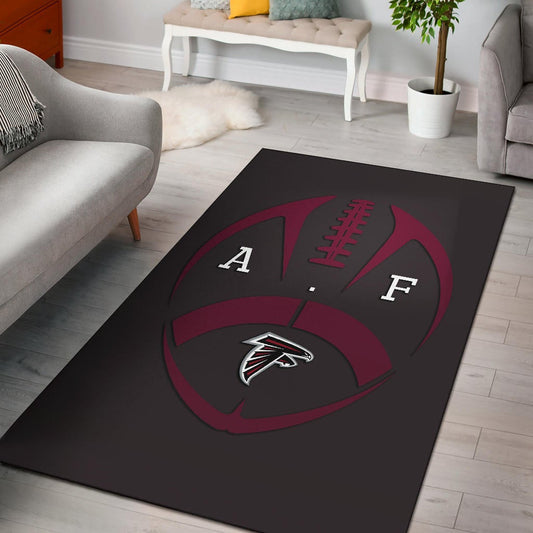 American Football Team Area Rug - Atlanta Falcons A.F Minimalist Rugby Rugs Home Decor