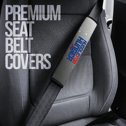 Buffalo Bills American Football Team Seat Belt Covers Jim Kelly Catching Ball And Running Huddle For Hunger Belt Covers
