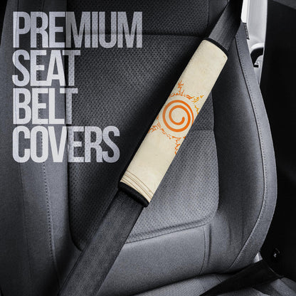 Naruto Anime Seat Belt Covers - Naruto Minato And Jiraiya Vintage Background Belt Covers