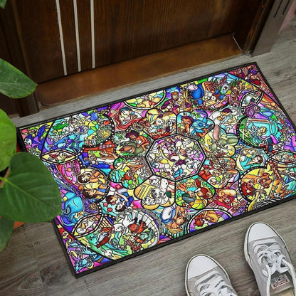 Disney Stained Art 2 Door Mats