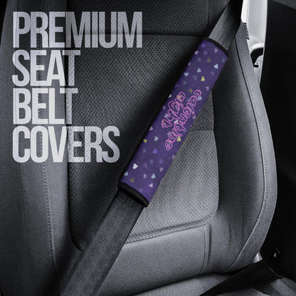Valentine Seat Belt Covers Heart Wings With Halo Romantic Valentine Night Belt Covers