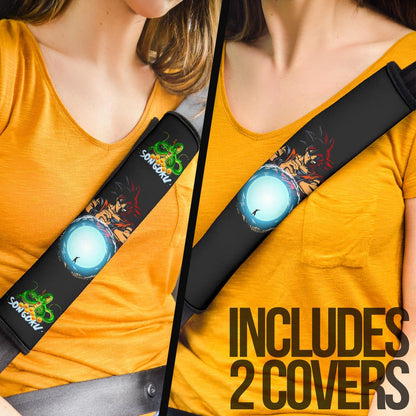 Dragon Ball Anime Seat Belt Covers - Son Goku Super Blue Ball Power Shernon Dargon Belt Covers