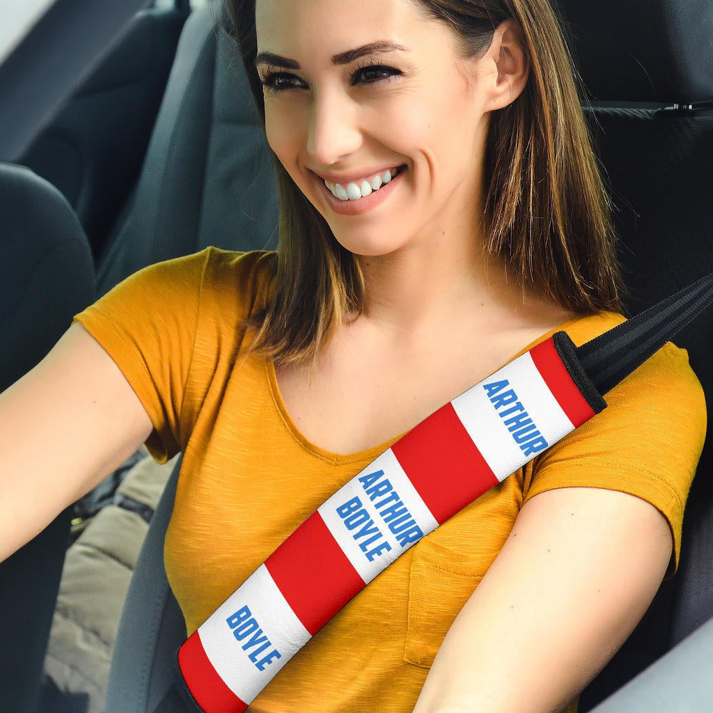 Fire Force Anime Seat Belt Covers Arthur Boyle Long Hair Fire Minimal Artwork Belt Covers