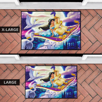 DISNEY ALADIN couple Door Mats