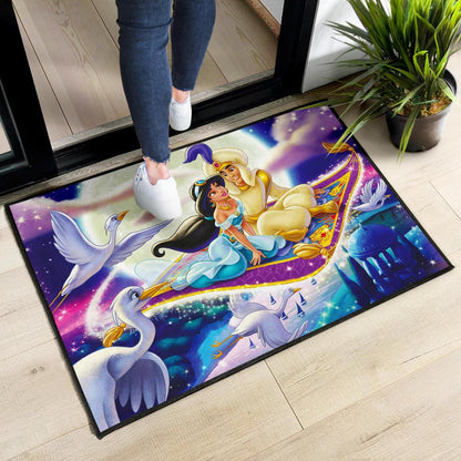 DISNEY ALADIN couple Door Mats