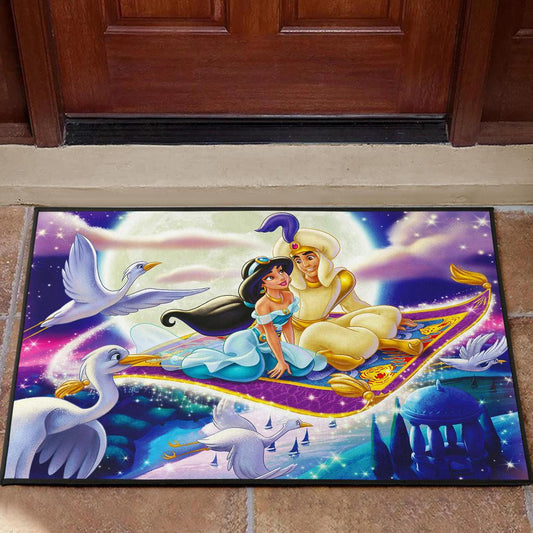 DISNEY ALADIN couple Door Mats
