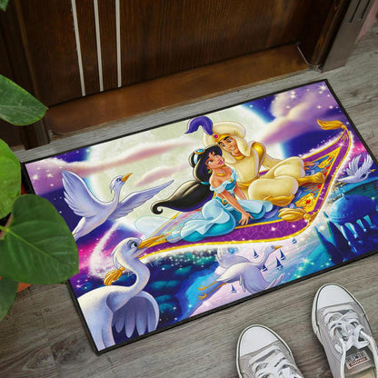DISNEY ALADIN couple Door Mats