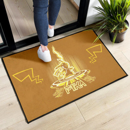 Pokemon Anime Door Mat Pikachu Super Yellow Lightning Power Pika Door Mat Home Decor