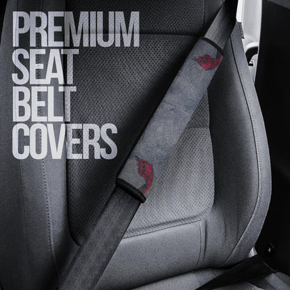 Skull Seat Belt Covers - Demon Death Skull Skeleton Sign Belt Covers
