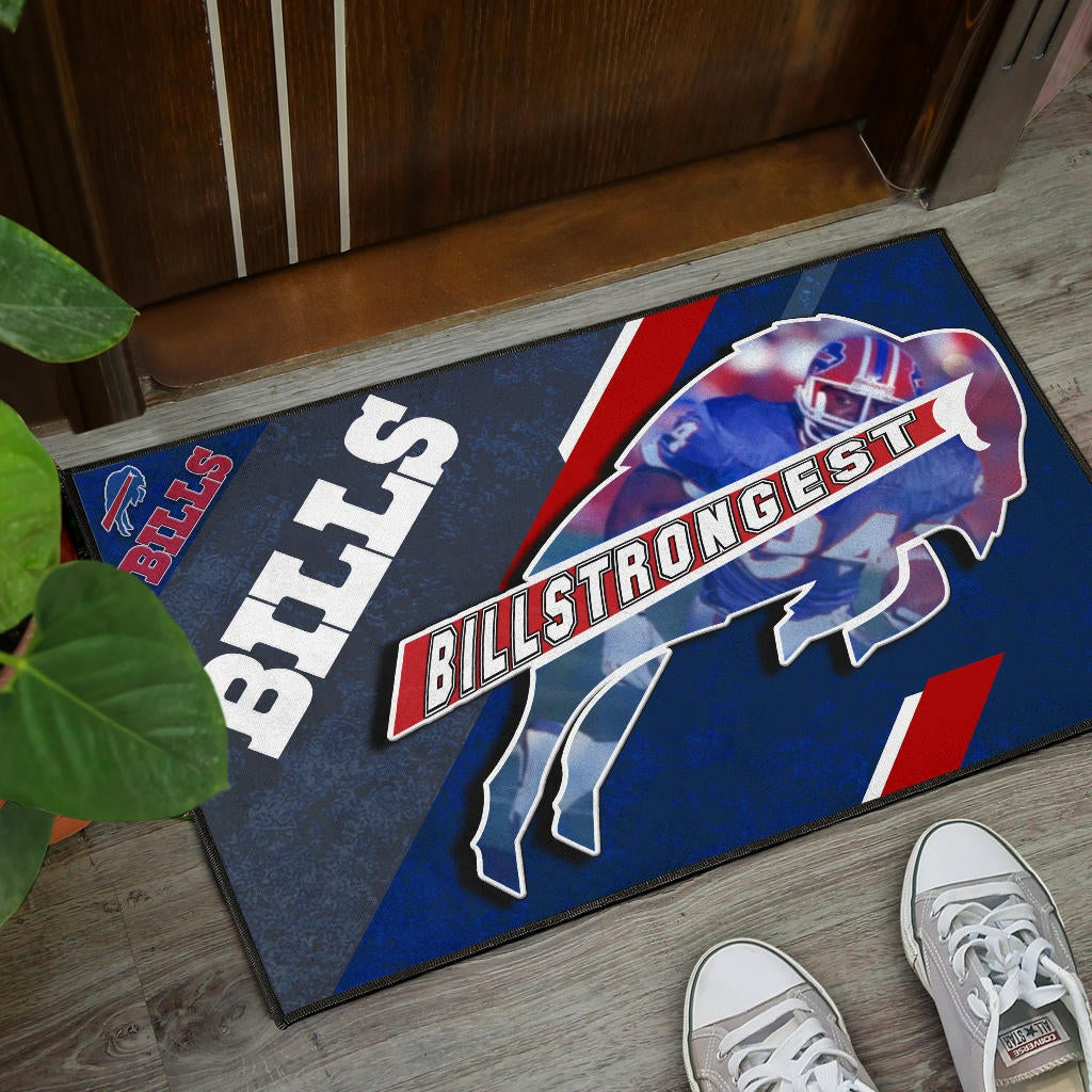 Buffalo Bills American Football Team Door Mat Billstrongest Player Go Champion Door Mat Home Decor