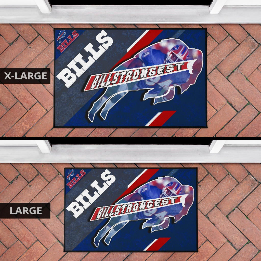 Buffalo Bills American Football Team Door Mat Billstrongest Player Go Champion Door Mat Home Decor