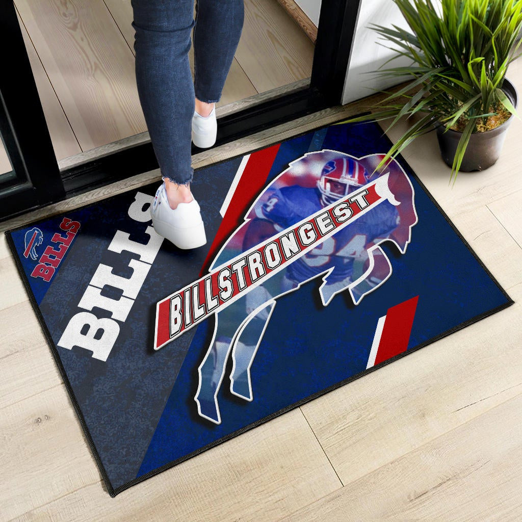 Buffalo Bills American Football Team Door Mat Billstrongest Player Go Champion Door Mat Home Decor