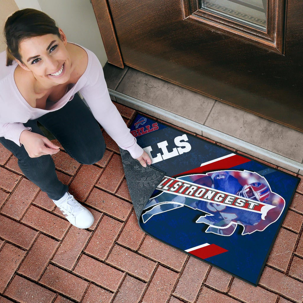 Buffalo Bills American Football Team Door Mat Billstrongest Player Go Champion Door Mat Home Decor