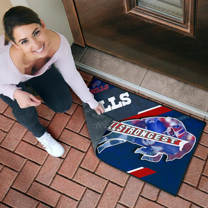 Buffalo Bills American Football Team Door Mat Billstrongest Player Go Champion Door Mat Home Decor