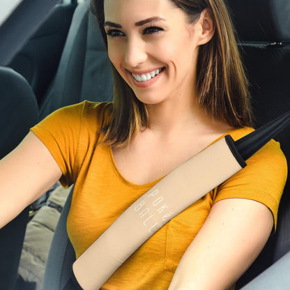 Pokemon Anime Seat Belt Covers Venusaur With Landscape In Poke Ball Belt Covers