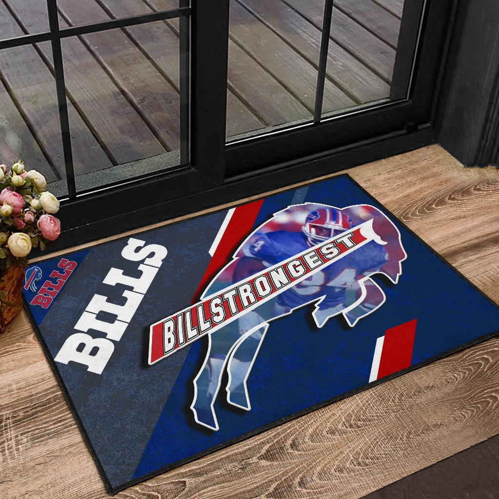 Buffalo Bills American Football Team Door Mat Billstrongest Player Go Champion Door Mat Home Decor